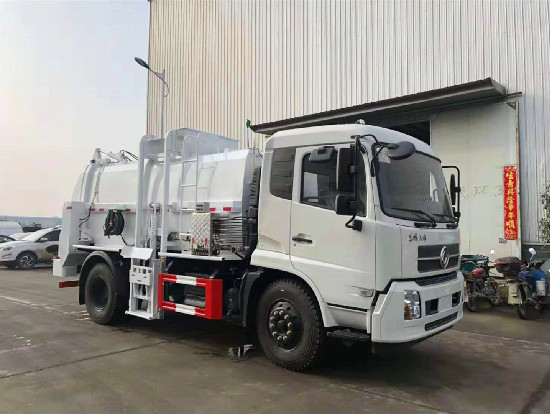 天錦12方餐廚垃圾車(方罐)